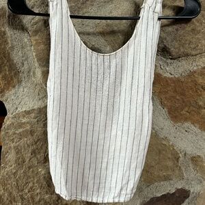 Lush Striped Cross-Back Tank